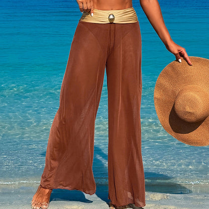 Bikini Three-piece Beach Pants Split Swimsuit For Women