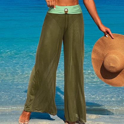 Bikini Three-piece Beach Pants Split Swimsuit For Women